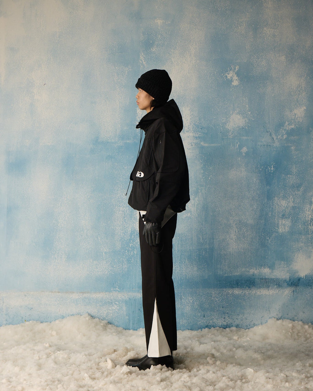 Black Techwear Over-Jacket