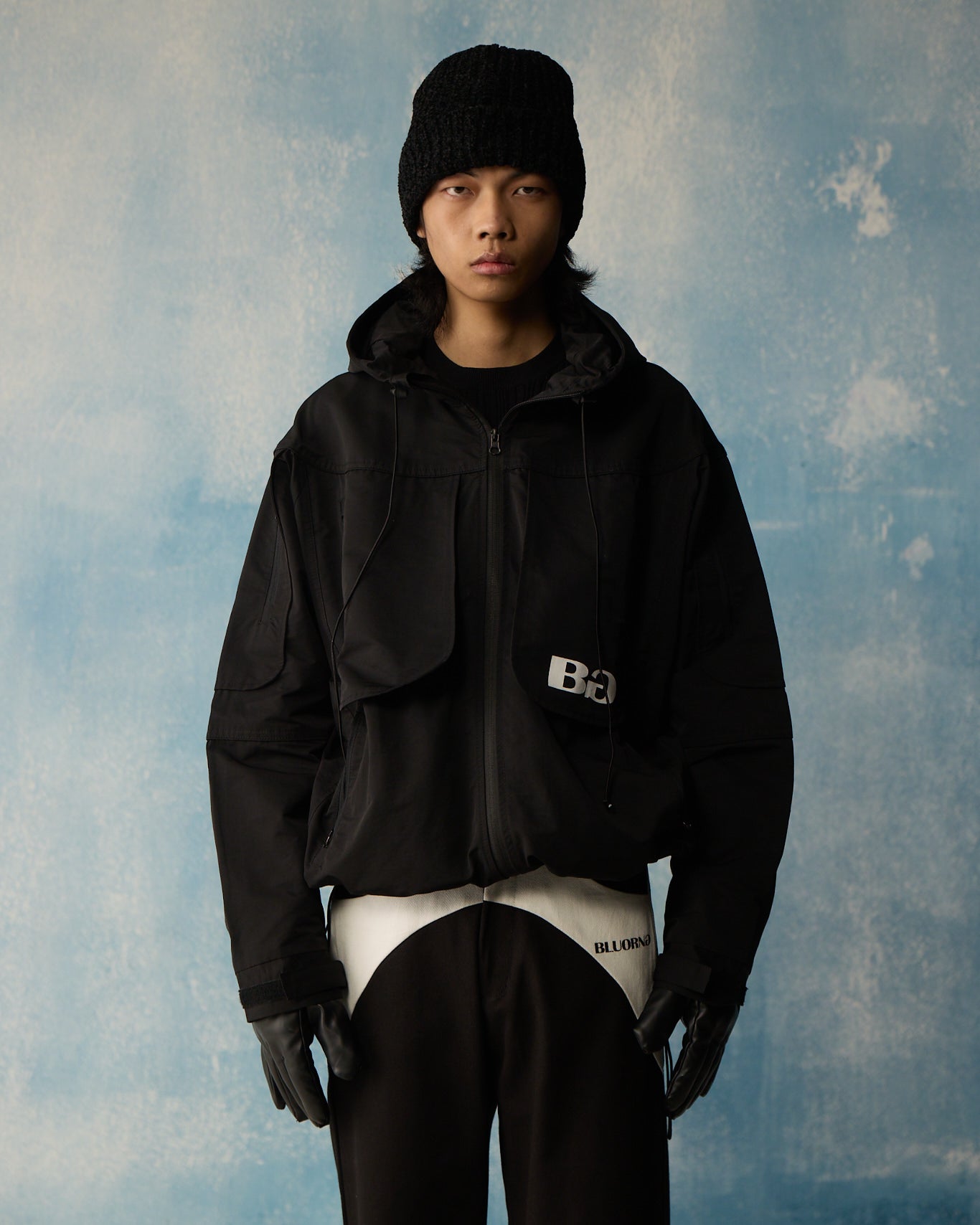 Black Techwear Over-Jacket