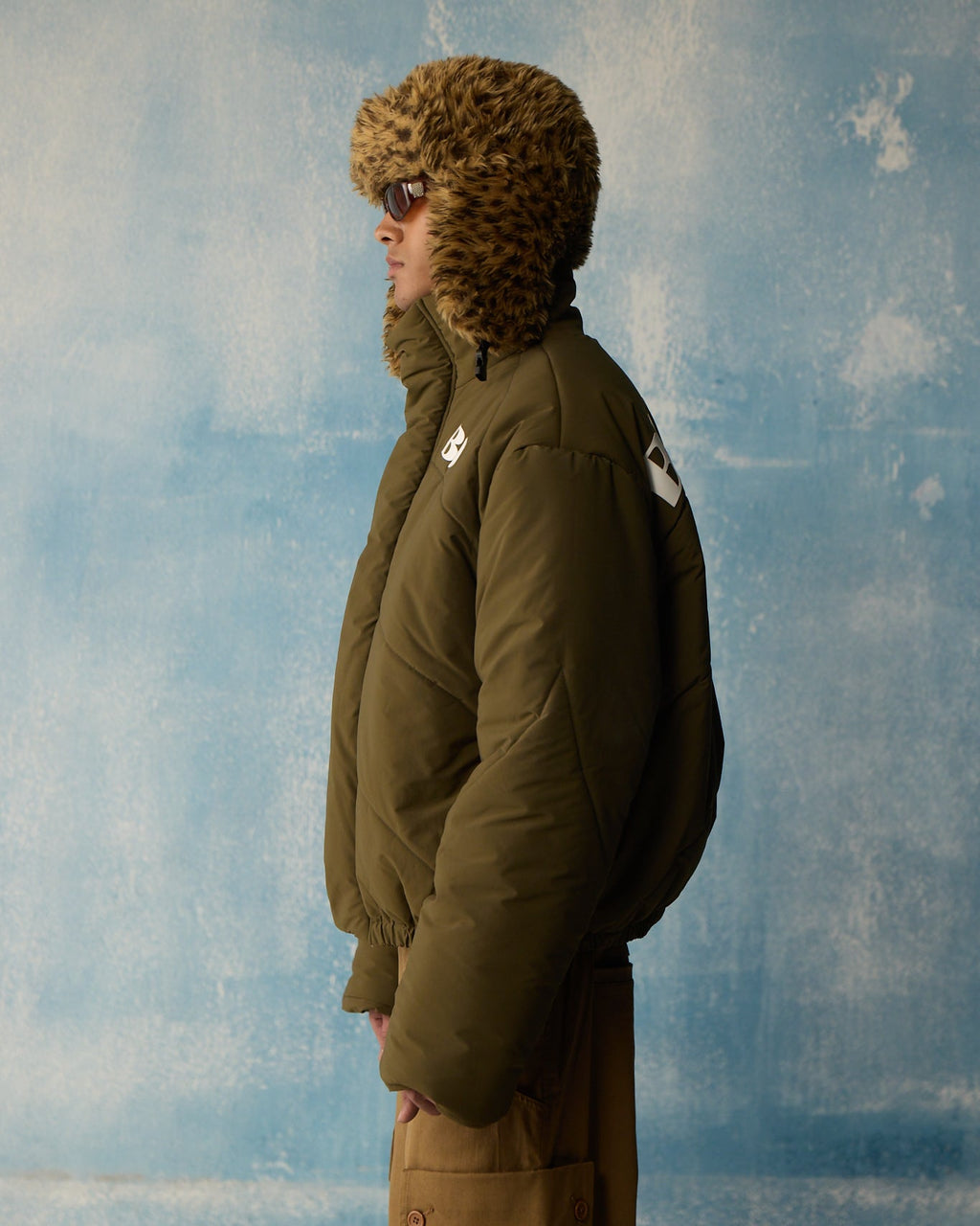Olive Puffer Jacket