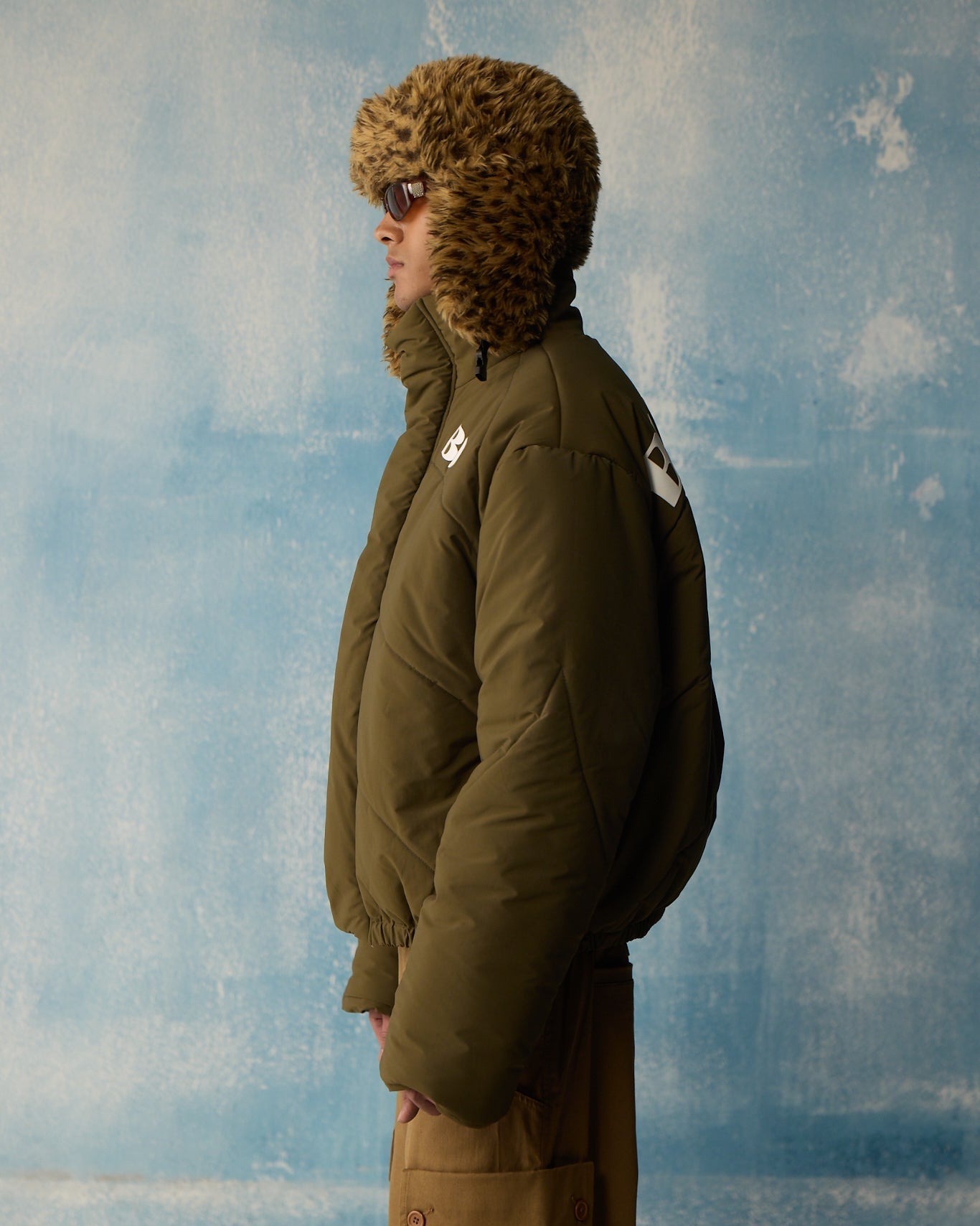 Olive Puffer Jacket