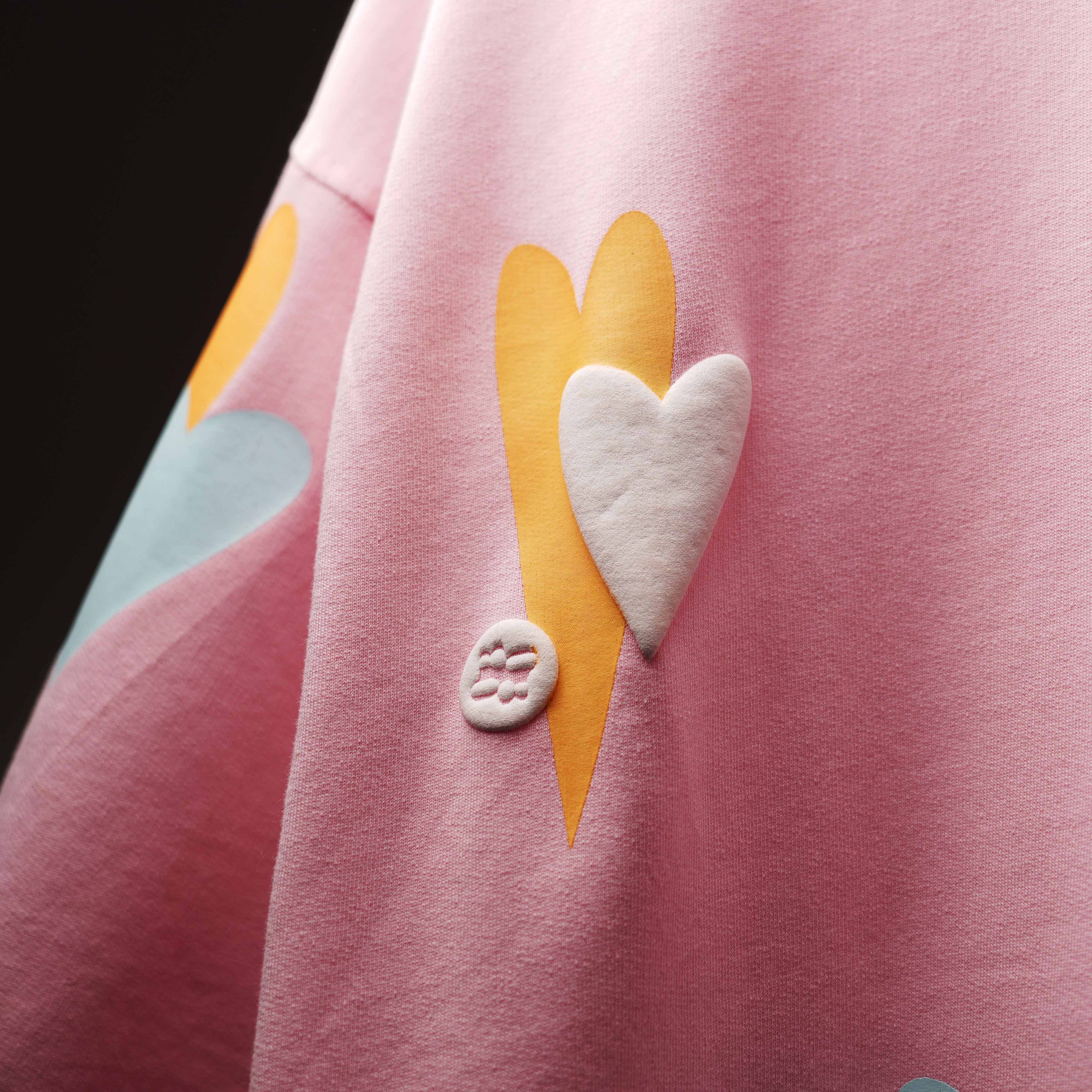 Pink Heart On My Sleeve T-Shirt