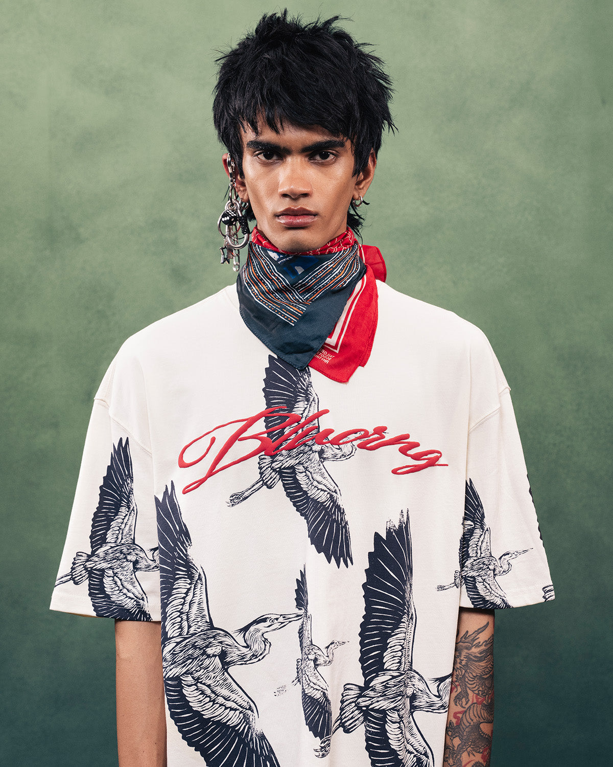 Beige Heron T-Shirt
