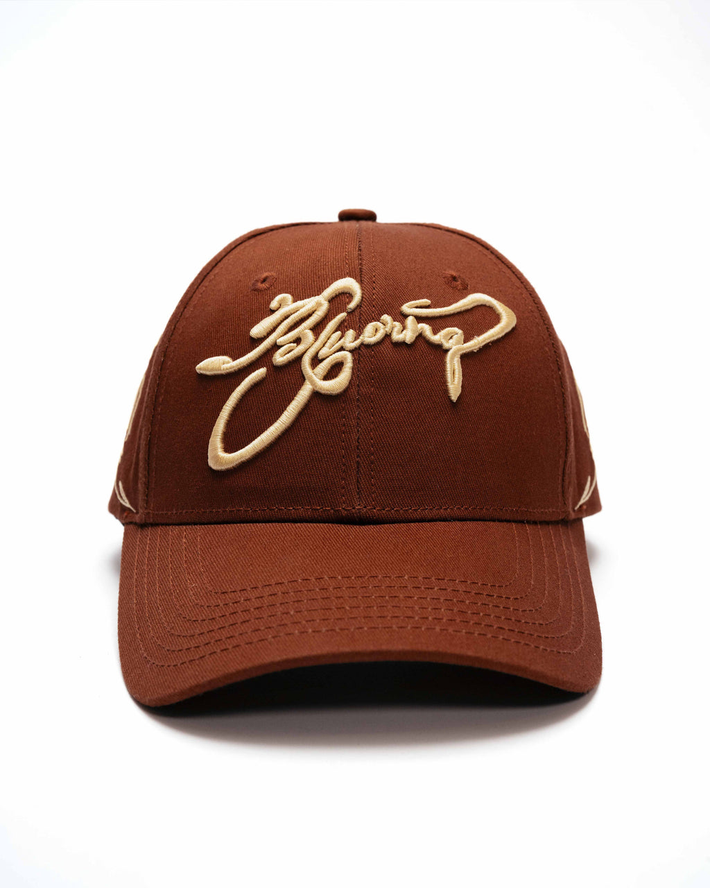 Rust And Beige Cap