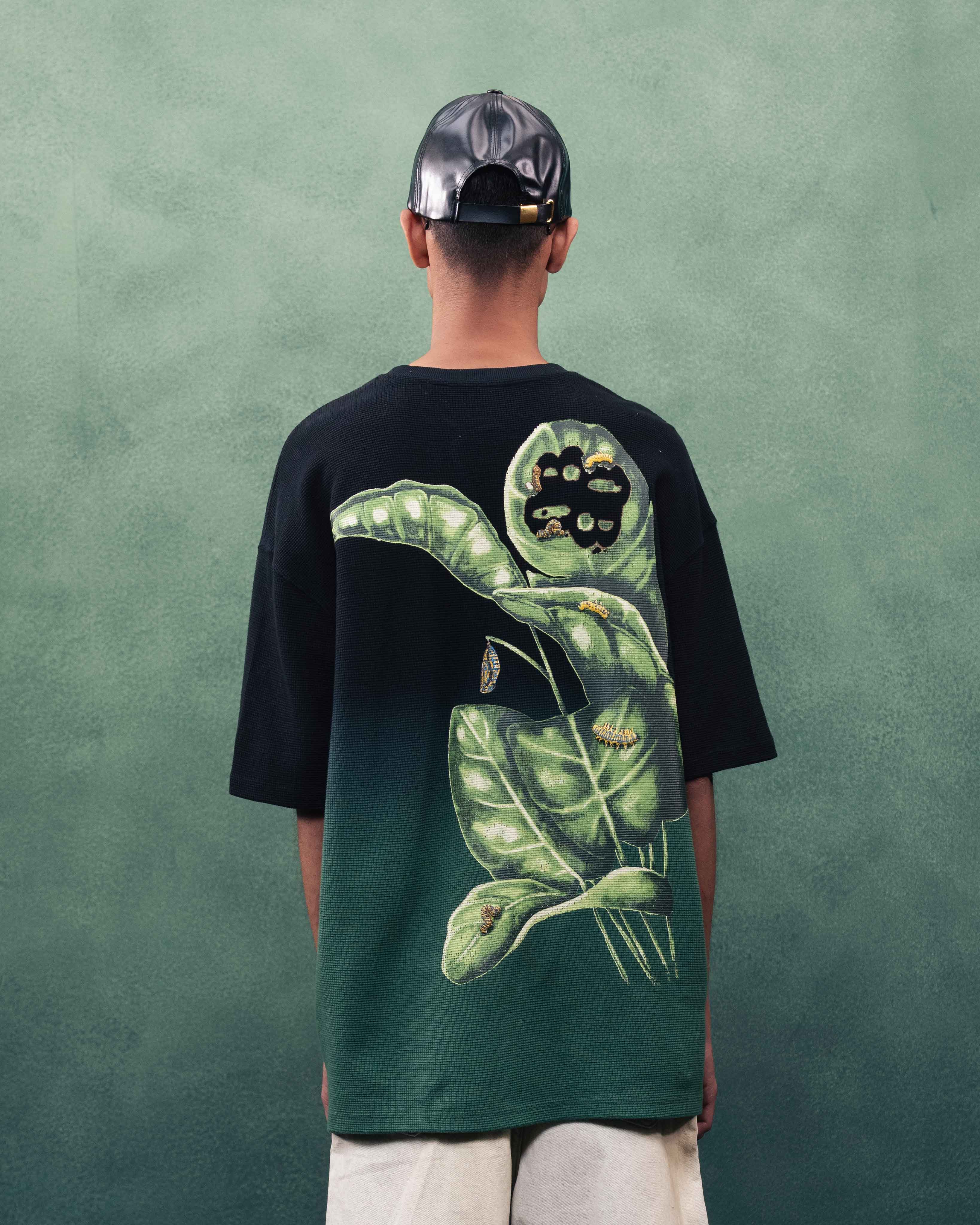 Fade Flora ombre T-Shirt