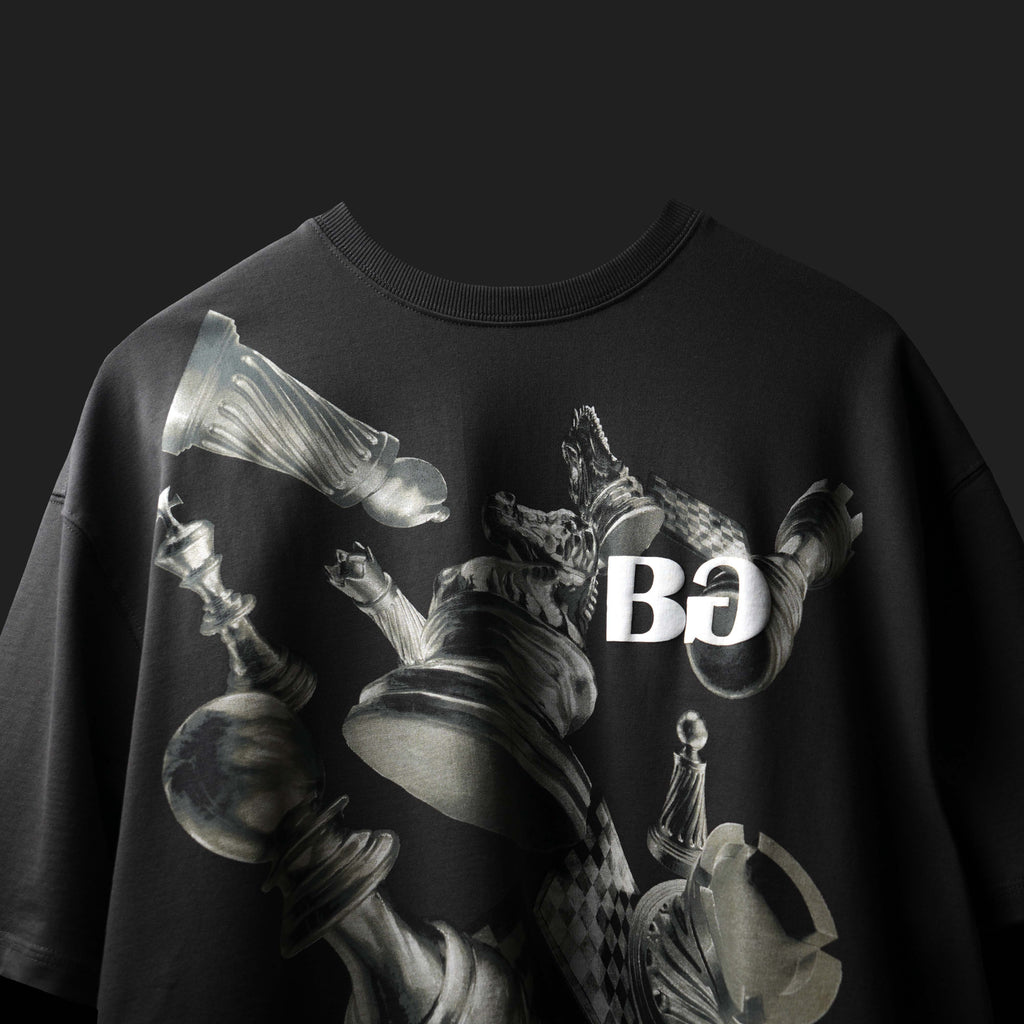 Grey Checkmate T-Shirt