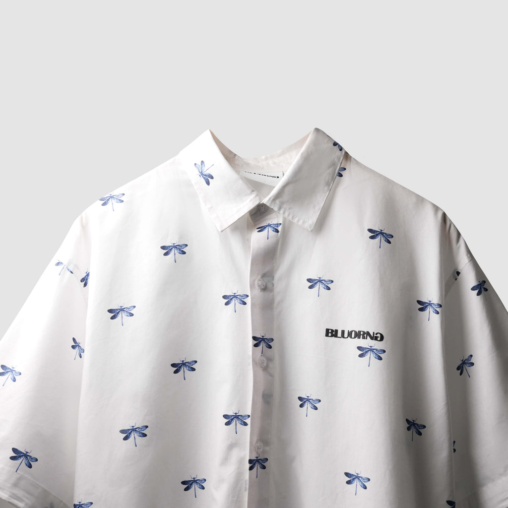 White Dragonfly Shirt