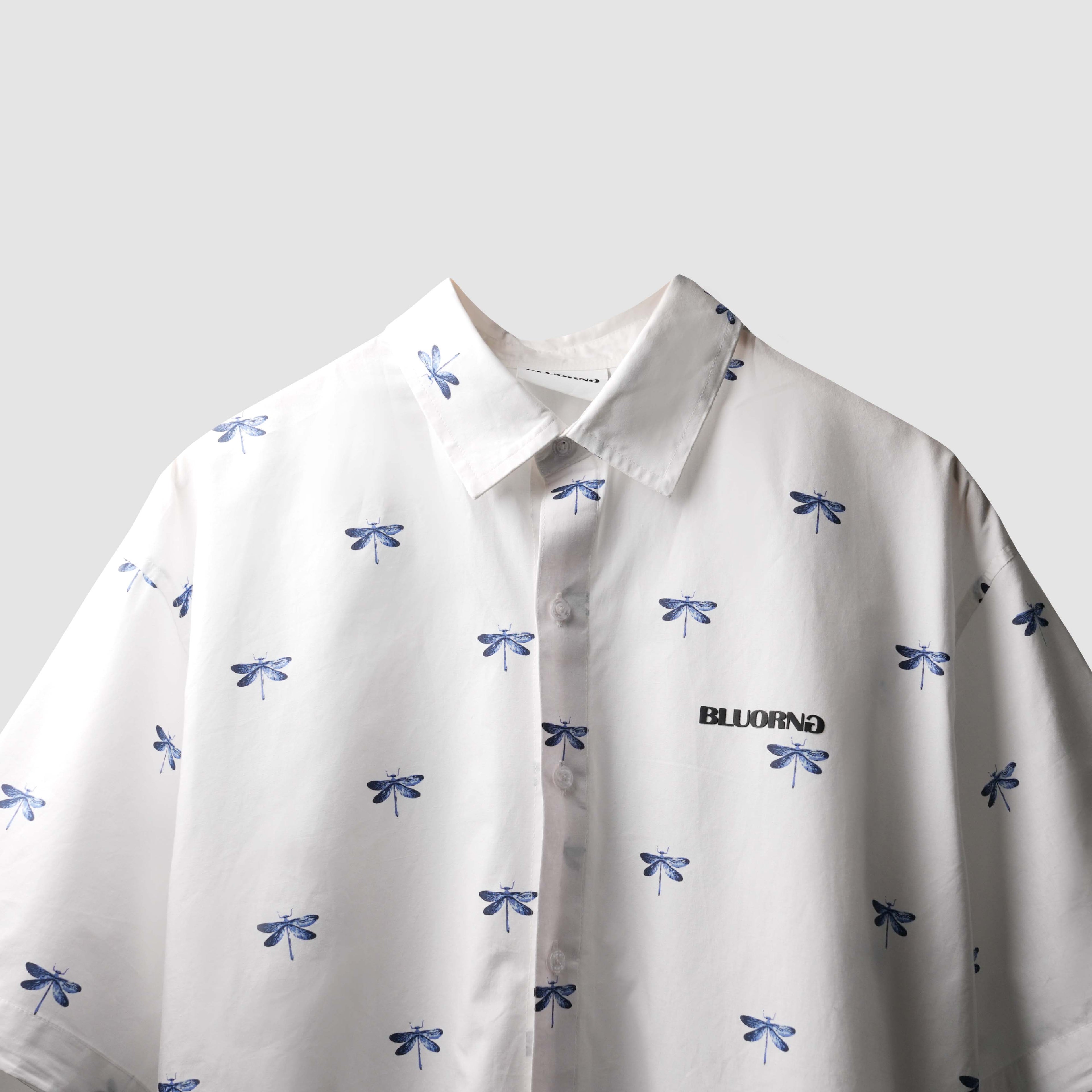 White Dragonfly Shirt