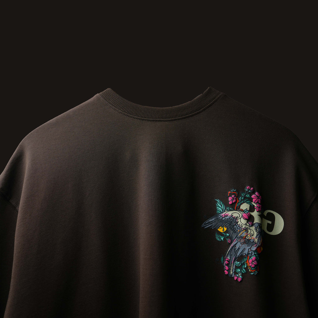 Brown Lunar Wings T-Shirt