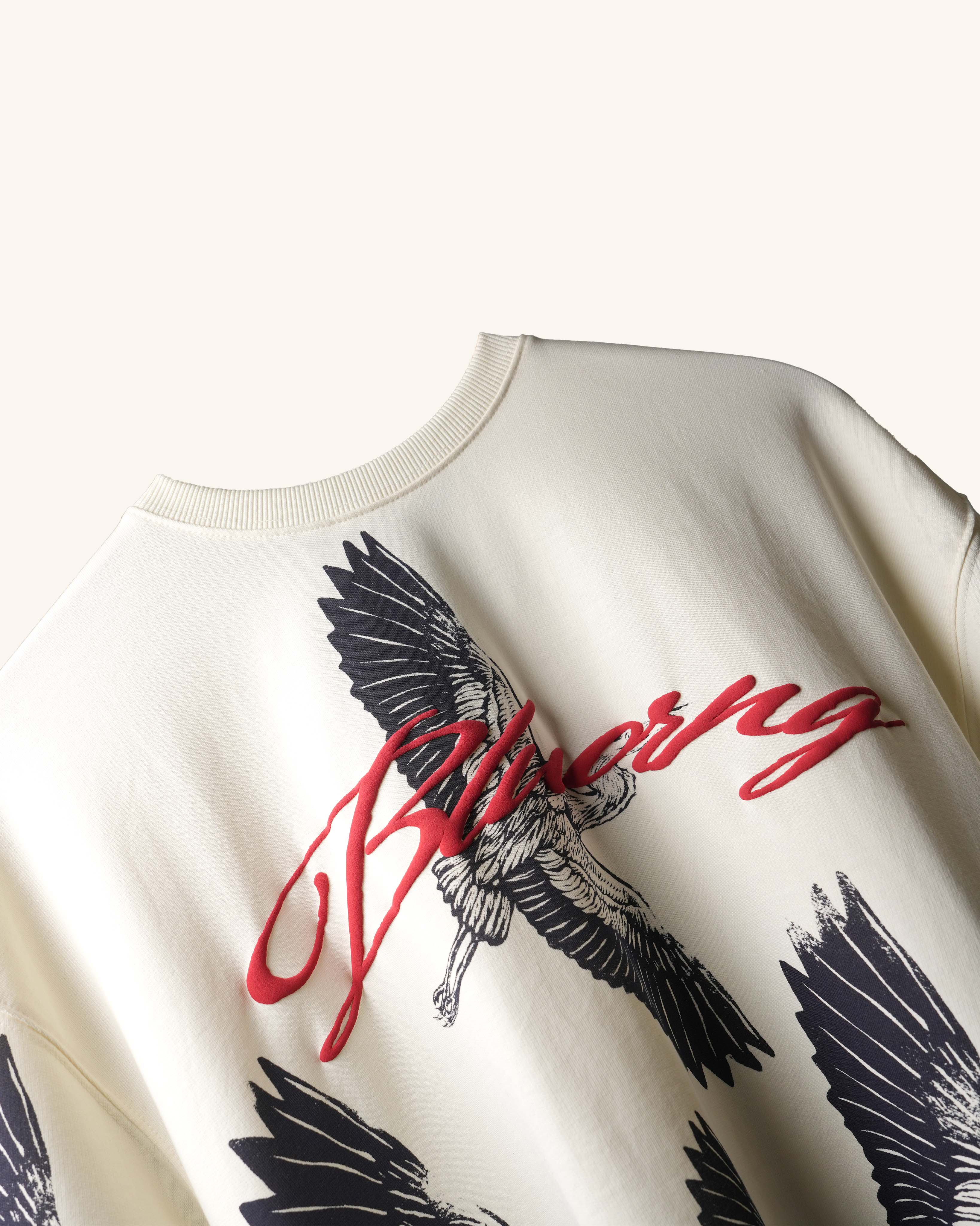 Beige Heron T-Shirt