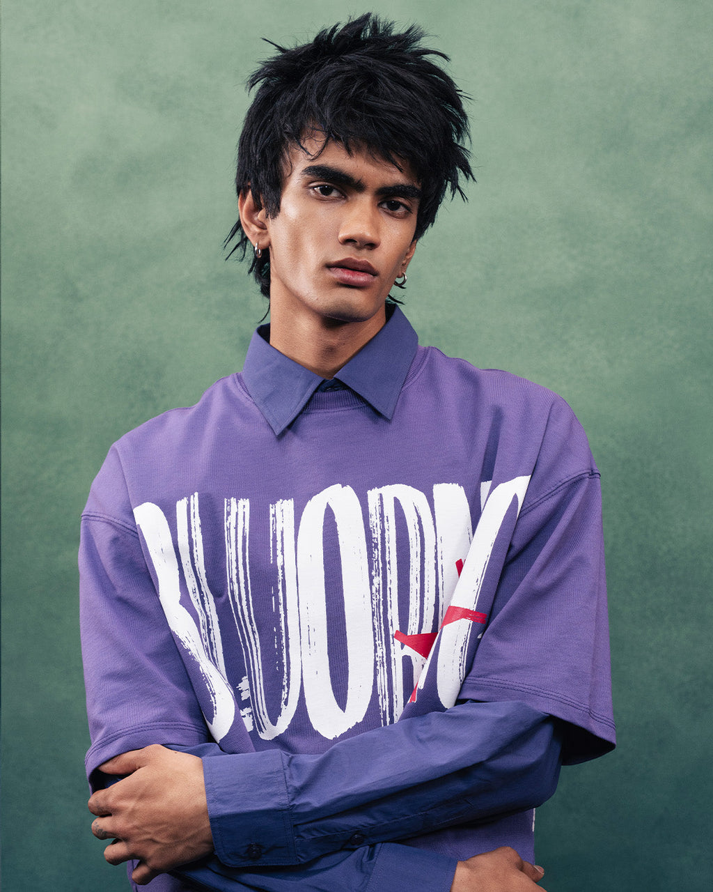 Purple BG Star T-Shirt