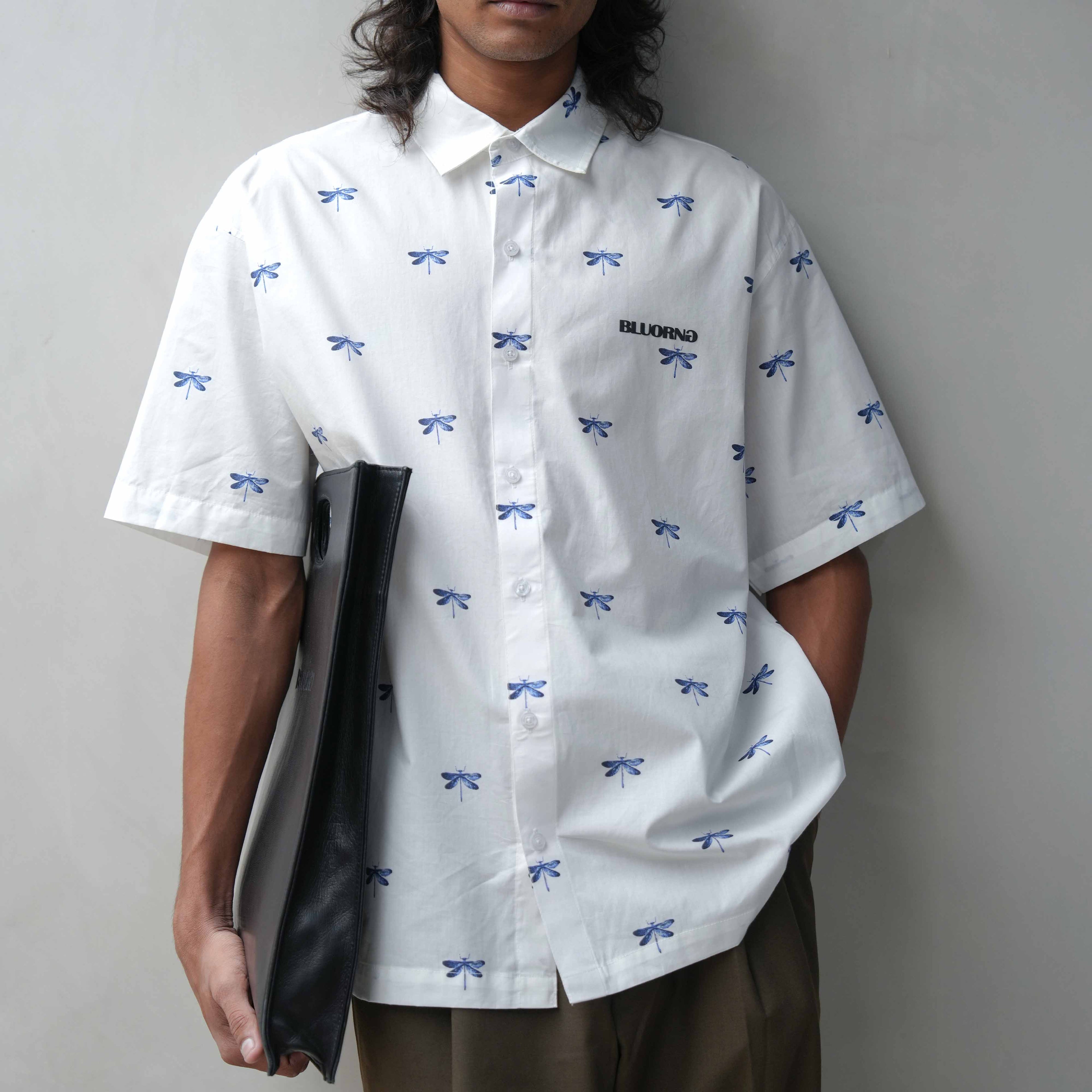 White Dragonfly Shirt
