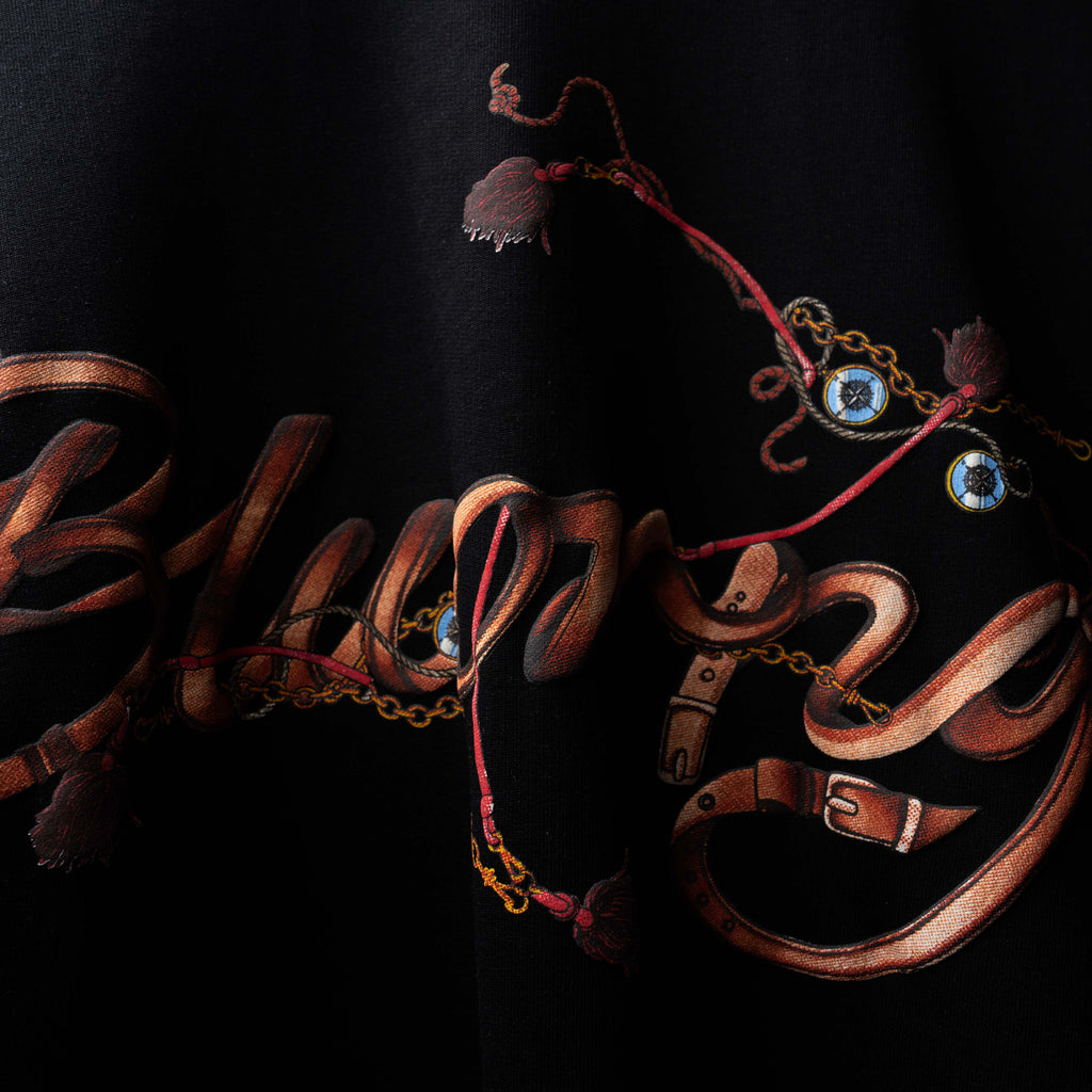 Black Harnessed T-Shirt