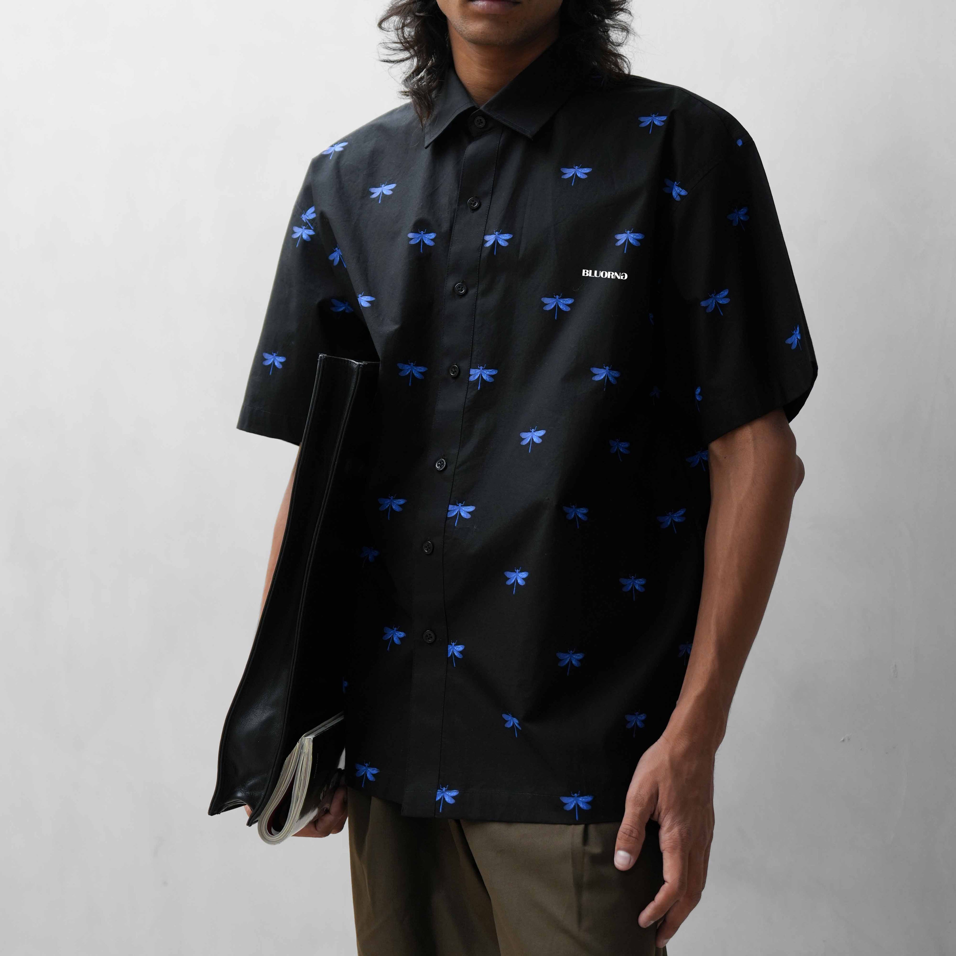 Black Dragonfly Shirt