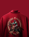 Rush Red Saddle League Polo T-Shirt